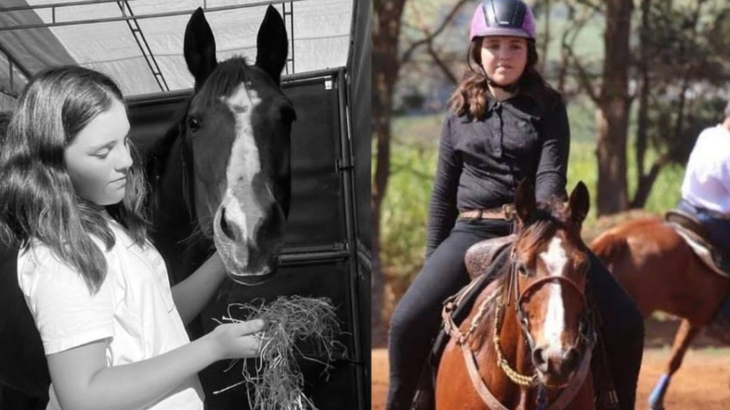 Confirmada a morte de menina de 11 anos que caiu de cavalo, em Camboriú