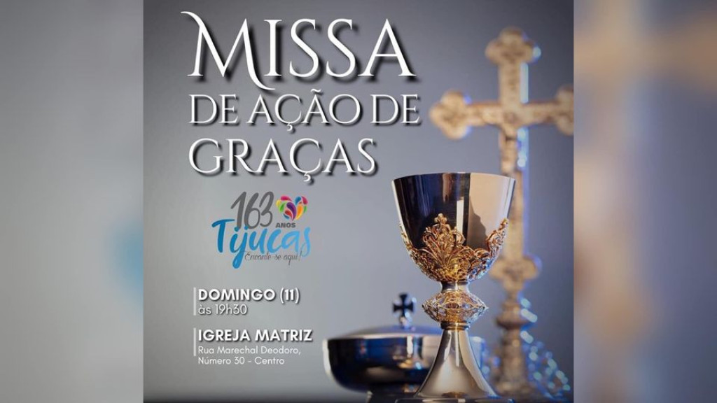TIJUCAS 163 ANOS: Missa de ação de graças celebra o aniversário da cidade