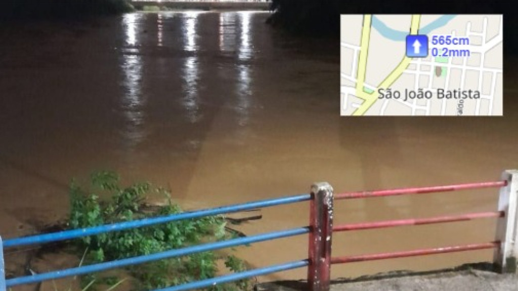 URGENTE: Tijucas, São João Batista e Canelinha tem alerta de inundação