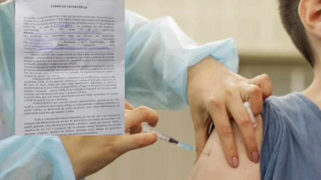 "Multa de R$ 20 mil”: mãe catarinense tem 15 dias para vacinar filha contra a Covid