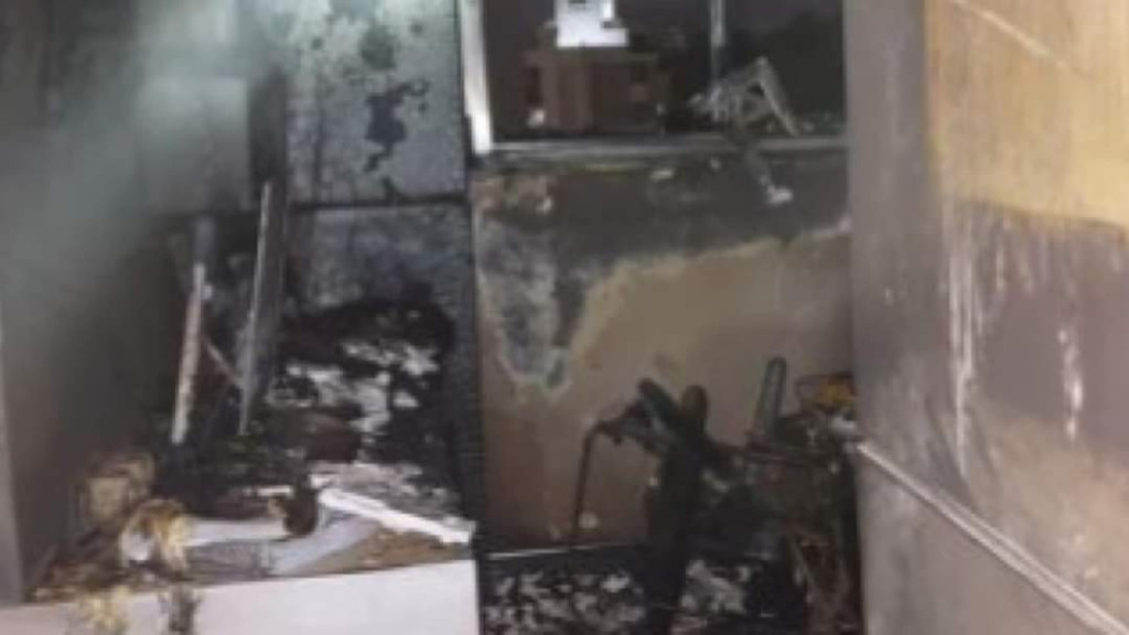 Incêndio destrói apartamento e mata cachorro carbonizado