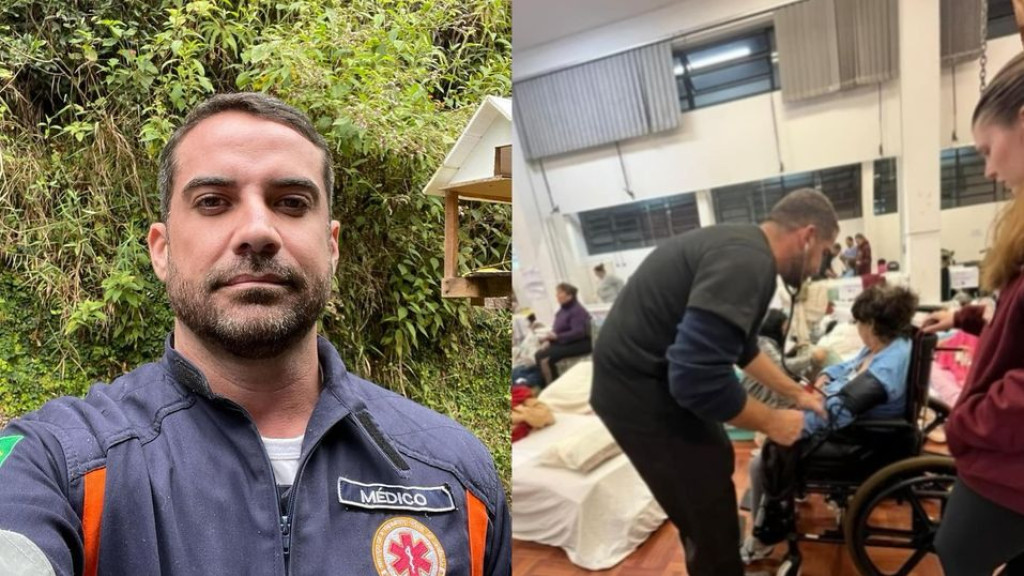 Médico que ajudava vítimas das enchentes é encontrado morto em abrigo no RS