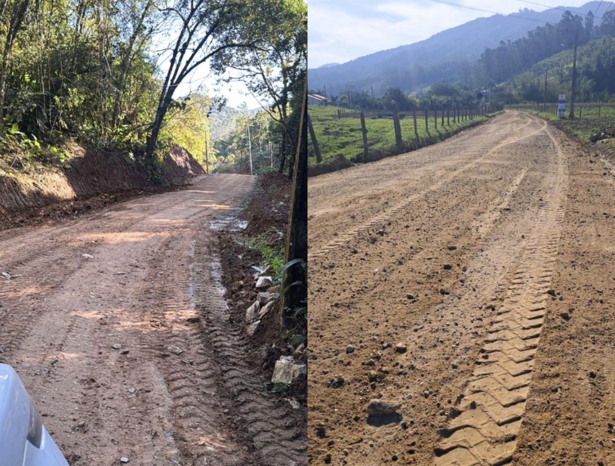 Estradas de chão batido no interior de Tijucas que serão pavimentadas
