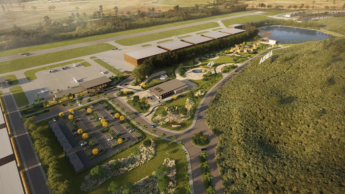 Projeto do Aeroporto Campo Comandantes, em Itajaí: R$ 400 milhões e 700 empregos