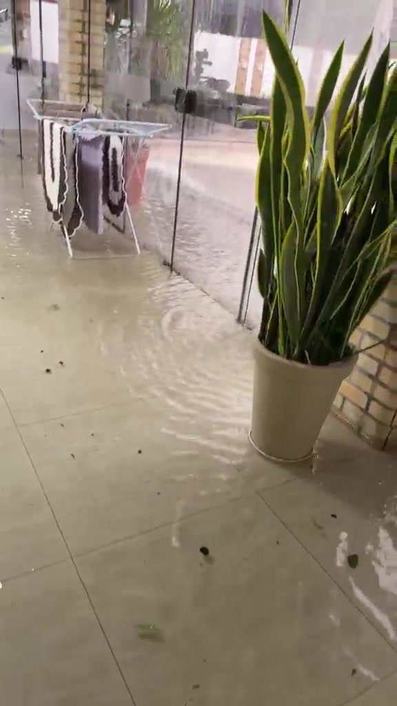 Chuva intensa provocou alagamentos pontuais na região