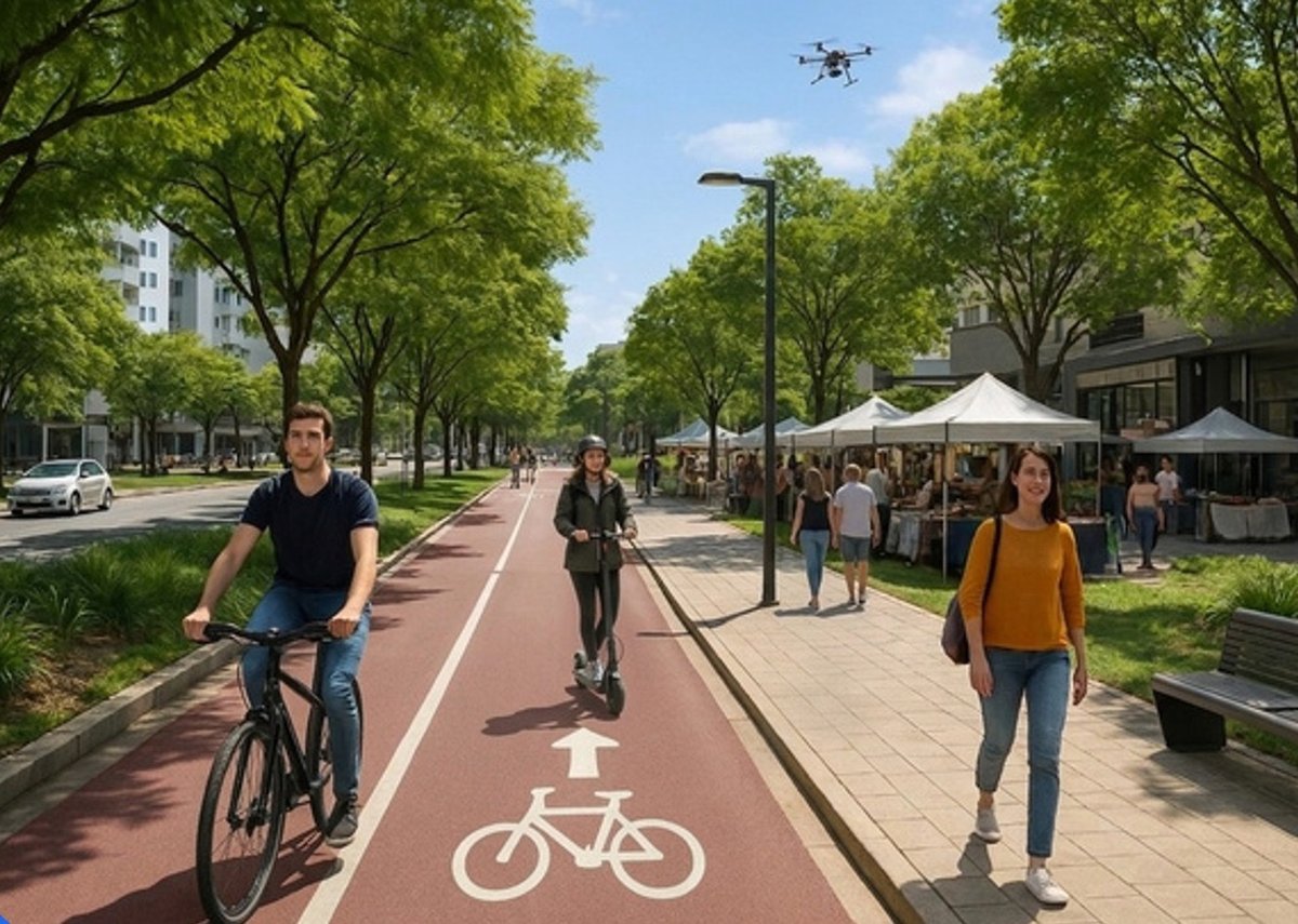 Projeção do Distrito de Inovação de Blumenau