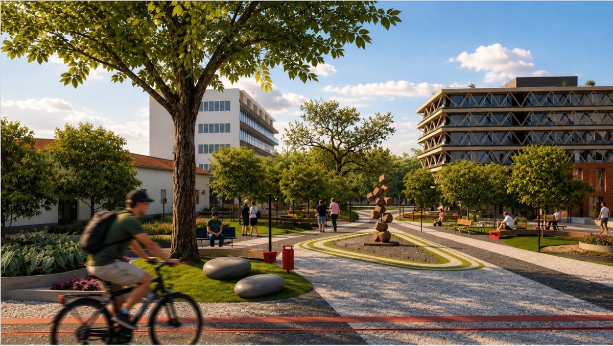 Projeção do Distrito de Inovação de Blumenau