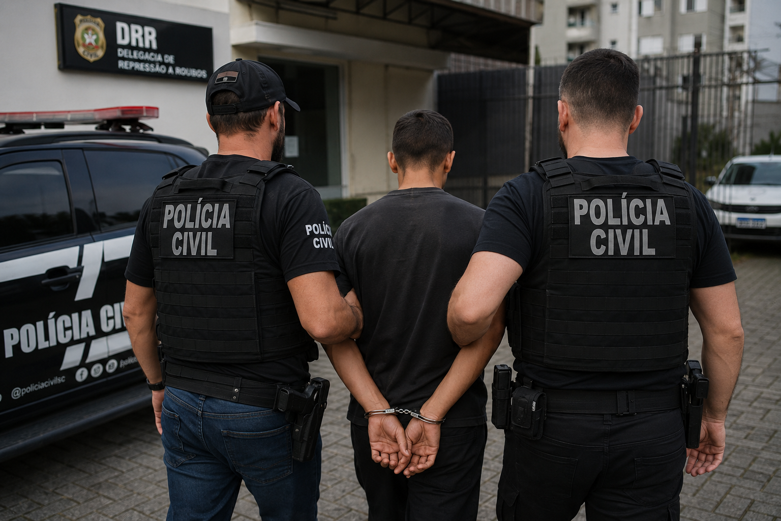Polícia Civil prendeu suspeito de roubos contra motoristas de aplicativo