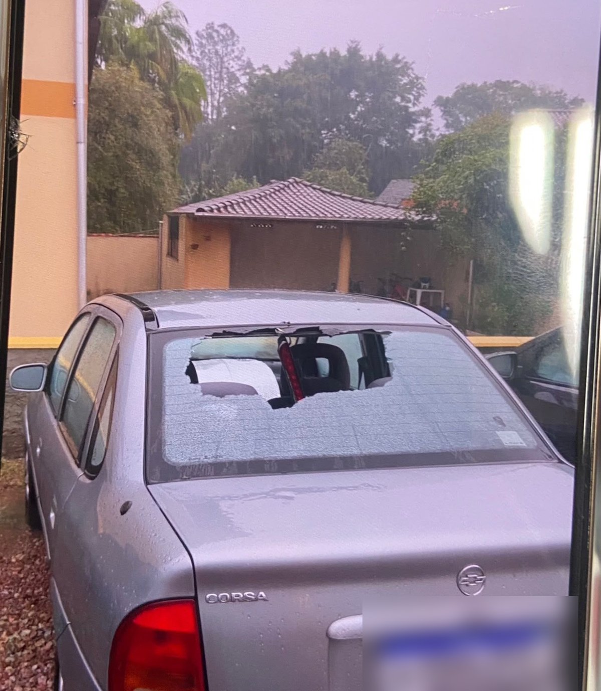 Granizo de grande tamanho atinge Guabiruba e região de Brusque