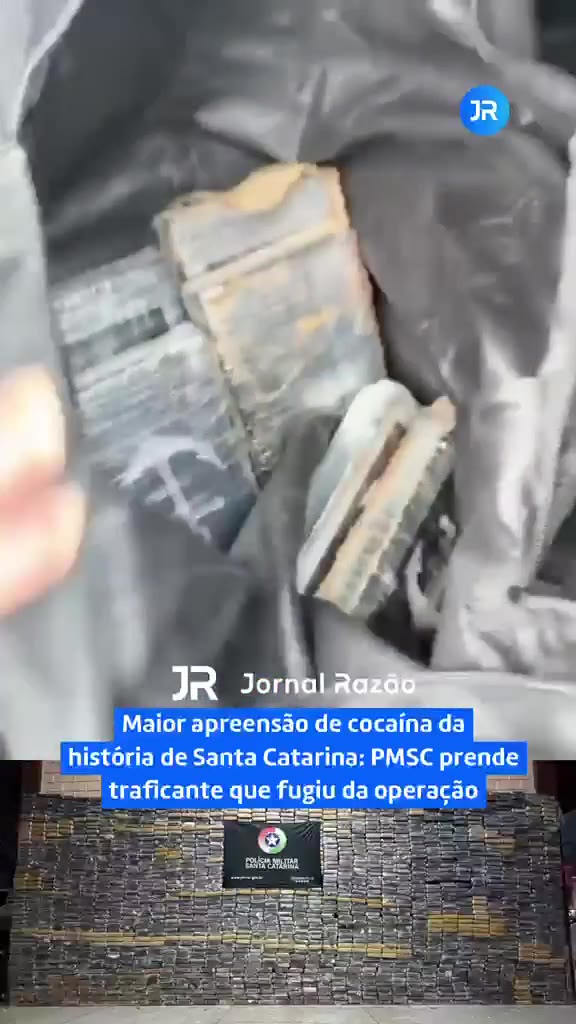 As 3,5 toneladas de cocaína apreendidas pela PMSC e PRF entre Navegantes e Blumenau