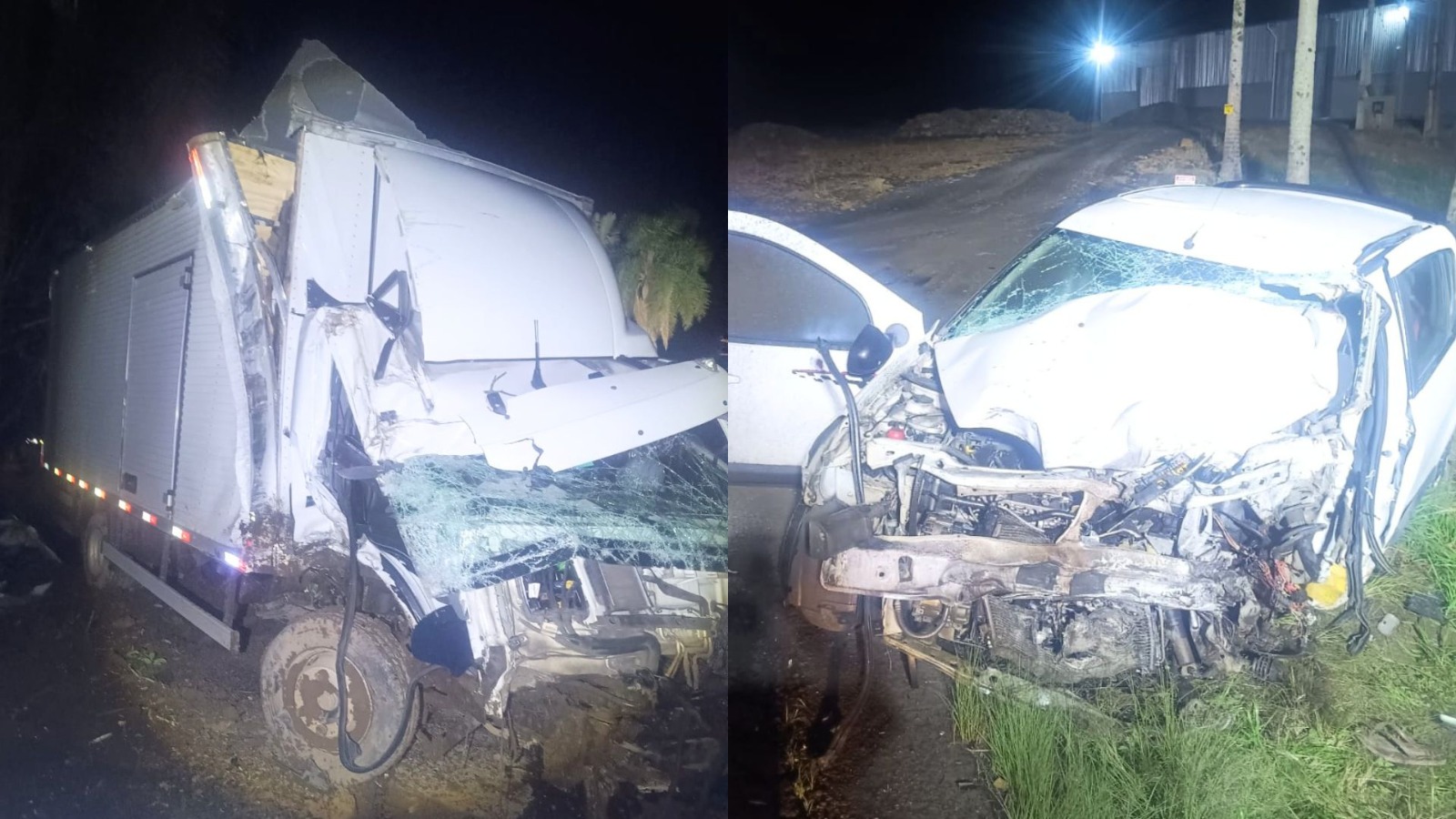 Colisão frontal entre carro e caminhão tira a vida de motorista de 33 anos, na BR-470, no Alto Vale - QTU Questões do Universo