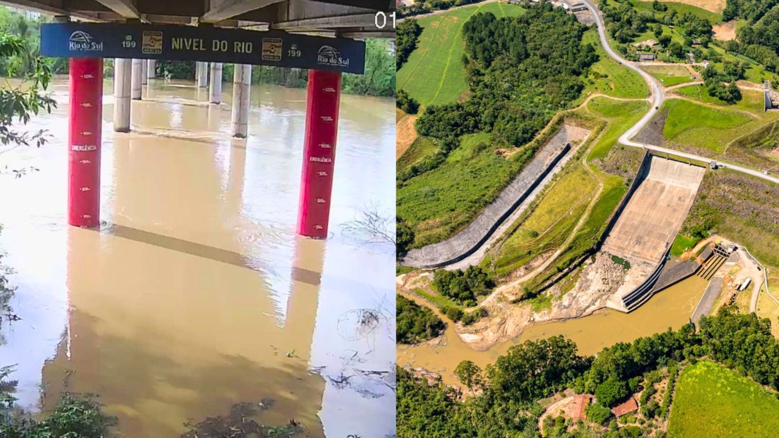Trégua na chuva no Vale do Itajaí permite abertura de comportas nas barragens de Taió e Ituporanga - QTU Questões do Universo