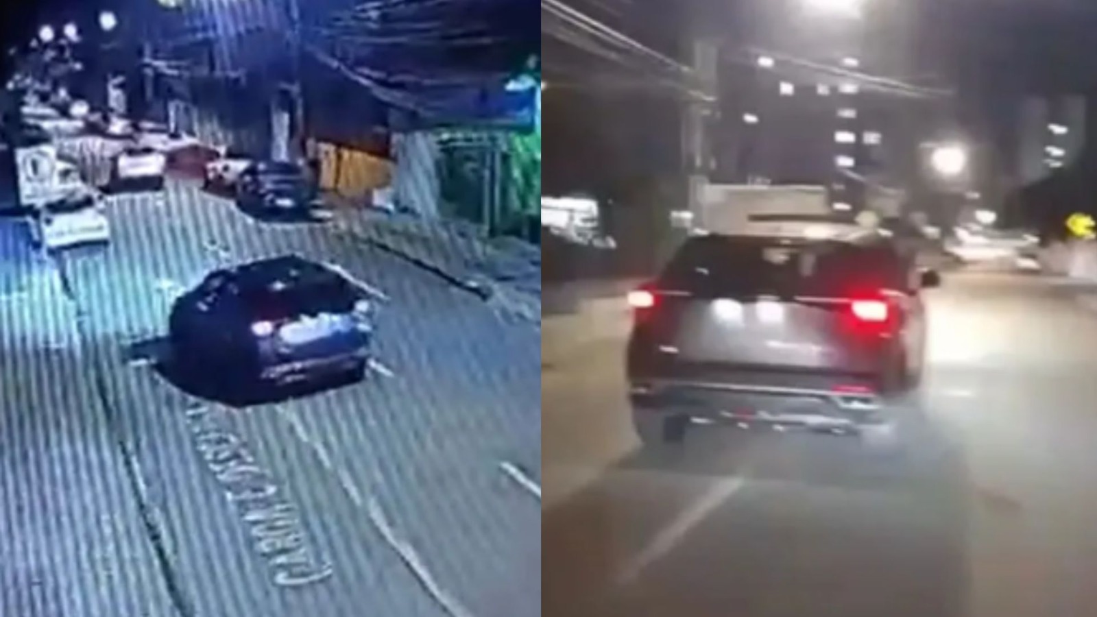 Garoto de 12 anos e duas crianças furtam carro, entram em fuga perigosa e batem em moto em Florianópolis