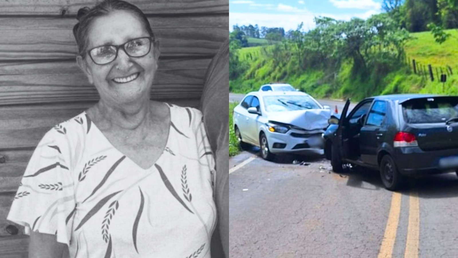 “Mãe, sempre te amarei”: filhos prestam última homenagem à idosa morta em grave acidente em SC - Foto