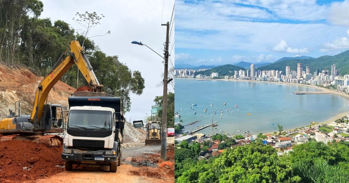 Detonação de rochas e pista fechada: o “caos” no trânsito que vai impactar o dia no Morro do Encano, em Itapema