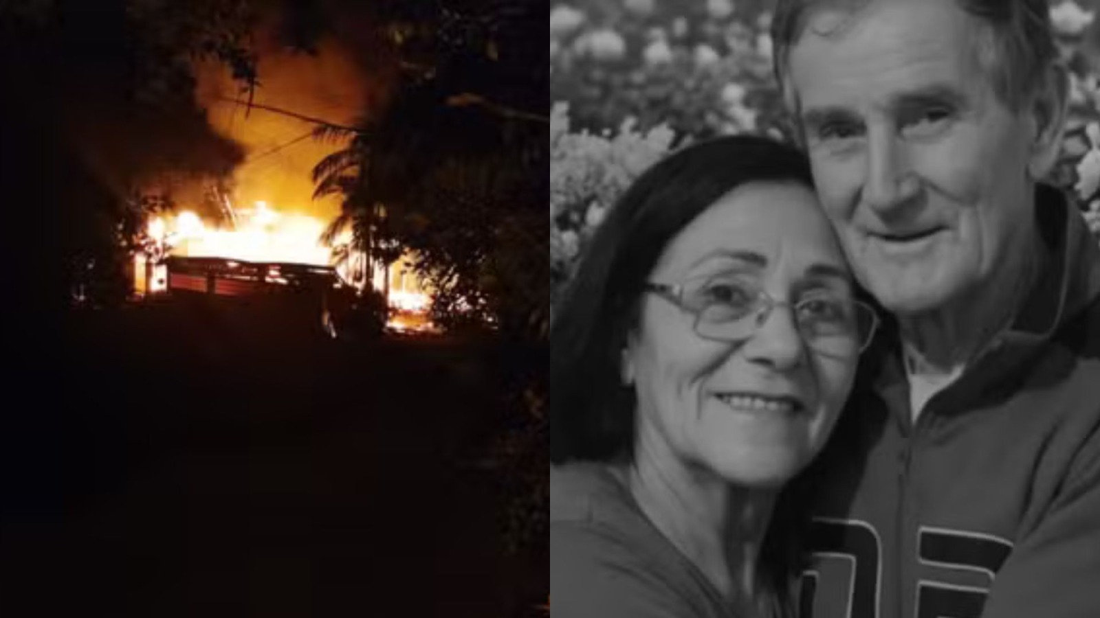 “Não dá para acreditar”: pais de secretária de SC morrem após casa de madeira pegar fogo