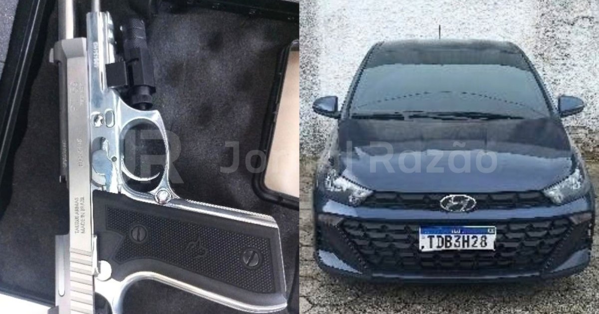 Vítima mantida sob mira de pistola em HB20 aciona a PM e inteligência do BOPE prende criminoso em Palhoça
