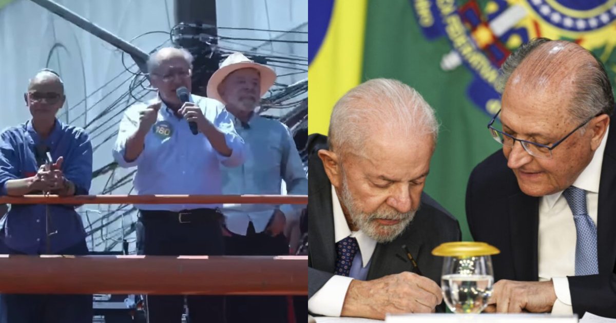 A poucos dias da eleição, Alckmin, vice de Lula, ressurge em palanque e ataca Flávio: “A mentira não vai vencer”