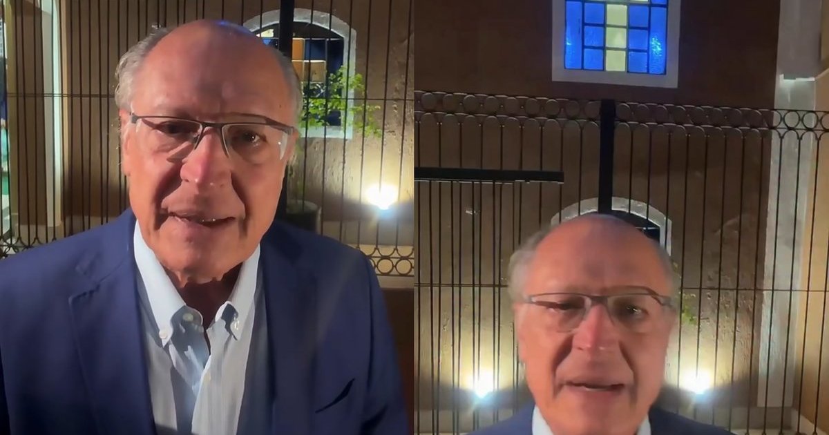 Alckmin grava vídeo em frente à igreja e defende a padroeira de uma ameaça que a fake news inventou