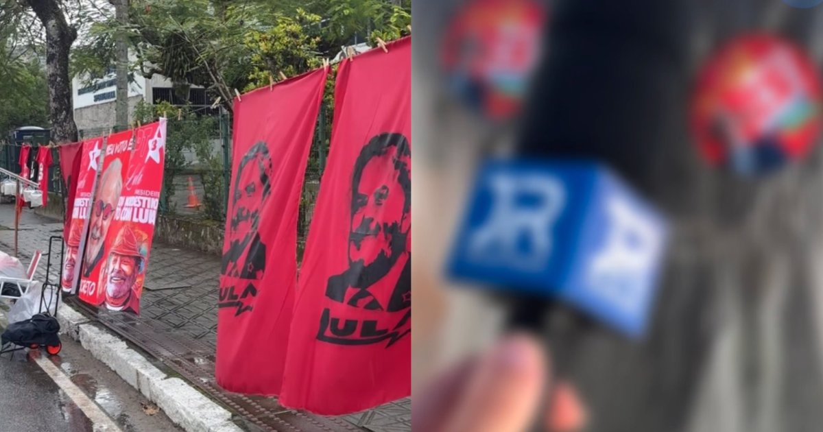 “Pessoal tá um pouco sem dinheiro”, diz ambulante que esperava faturar alto no ato de Lula em Florianópolis