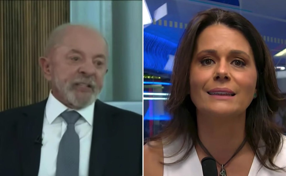 “Deus não pode ser produto eleitoral”, diz âncora após Lula falar por cima dela e insistir em fake news contra Flávio