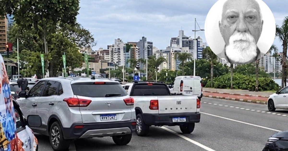 Aposentado passa mal ao volante e morre na Beira-Mar de Florianópolis, três dias antes de completar 75 anos