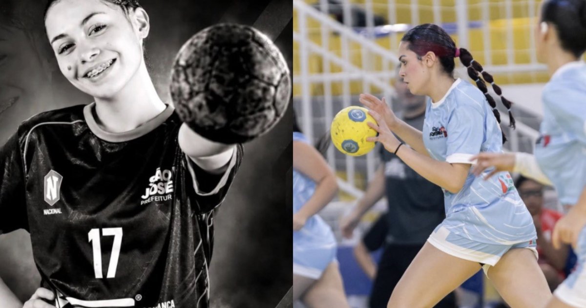 Atleta de handebol de 15 anos que morreu atingida por balanço em SC era promessa do esporte de São José