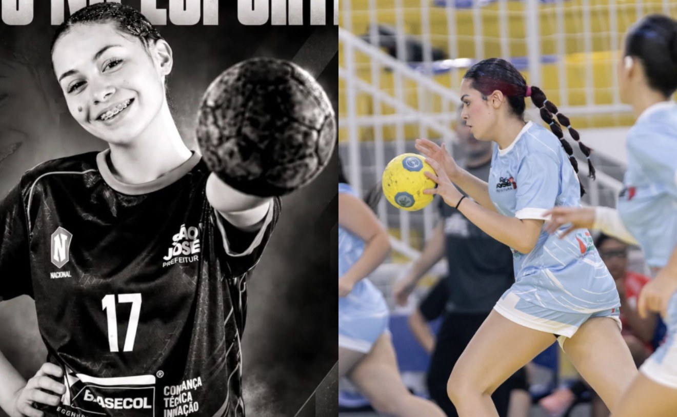 Atleta de handebol de 15 anos que morreu atingida por balanço em SC era promessa do esporte de São José