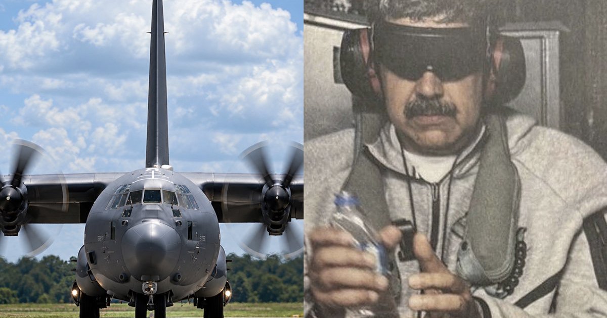 Avião americano que prendeu o ditador Nicolás Maduro pousa em base aérea brasileira para “exercícios”