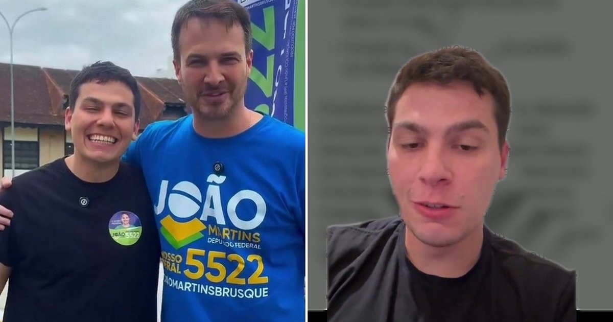 “Calado pelo sistema”: em nome do pai, filho de Luciano Hang faz campanha para João Martins