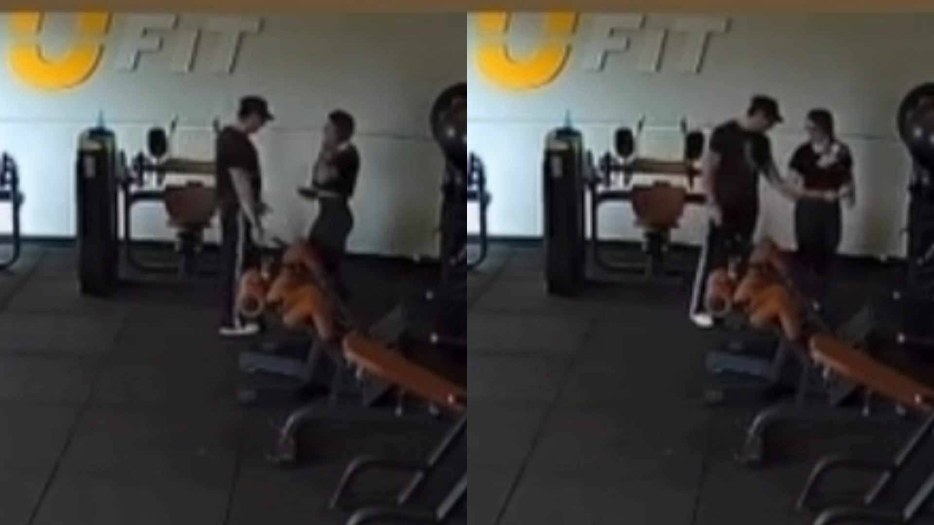 Câmera flagra homem passando a mão em mulher durante treino em academia de Navegantes