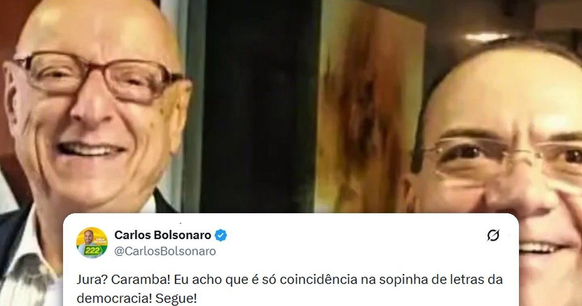 Carlos Bolsonaro sugere aliança da esquerda para eleger Décio e Amin em SC: “eu acho que é só coincidência”