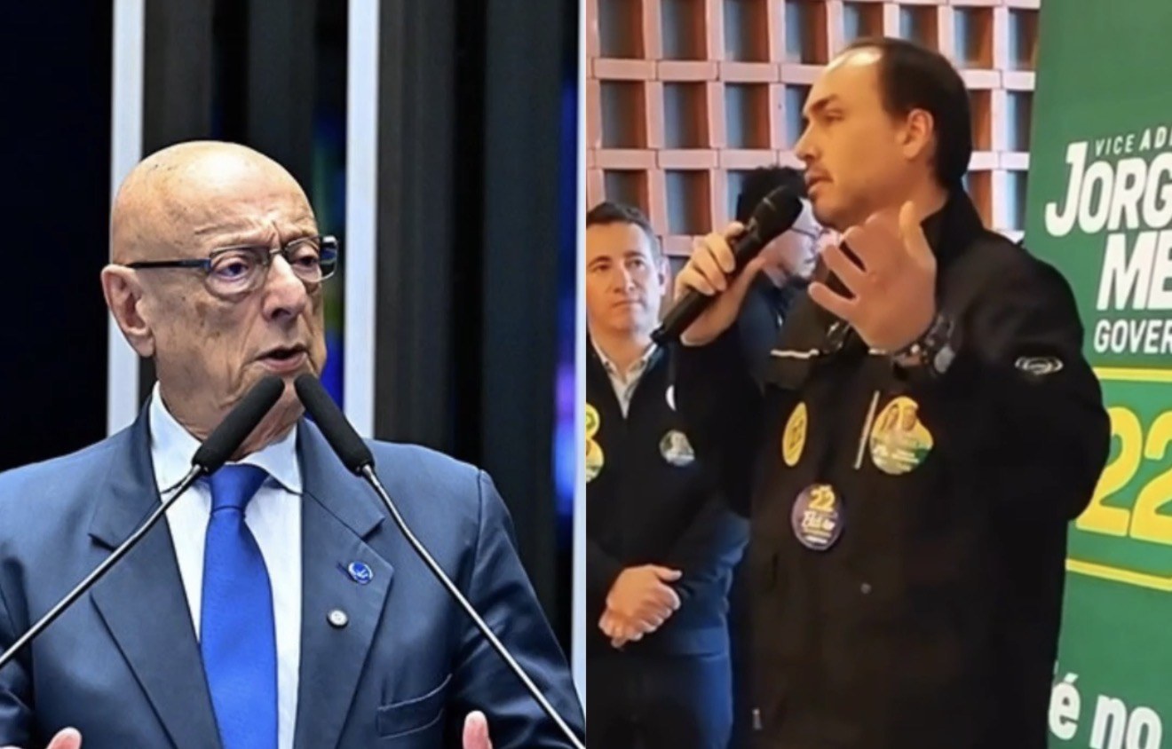 Carlos Bolsonaro dispara contra Amin: “há mais de 30 anos lá dentro” e “já votou 58% com o PT”