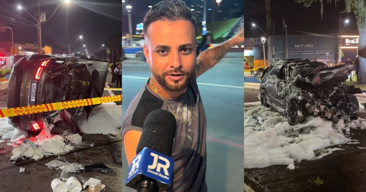 “Um carro voando”: morador se queima mas salva vida de motorista que despencou da BR-101 em BC