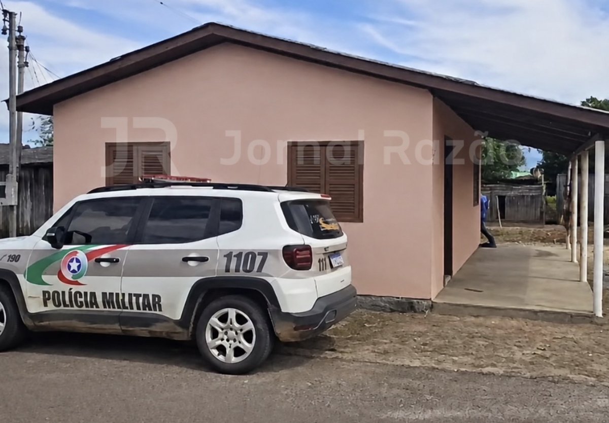 Casa no bairro Ana Paula, em Jacinto Machado, onde a idosa foi encontrada morta