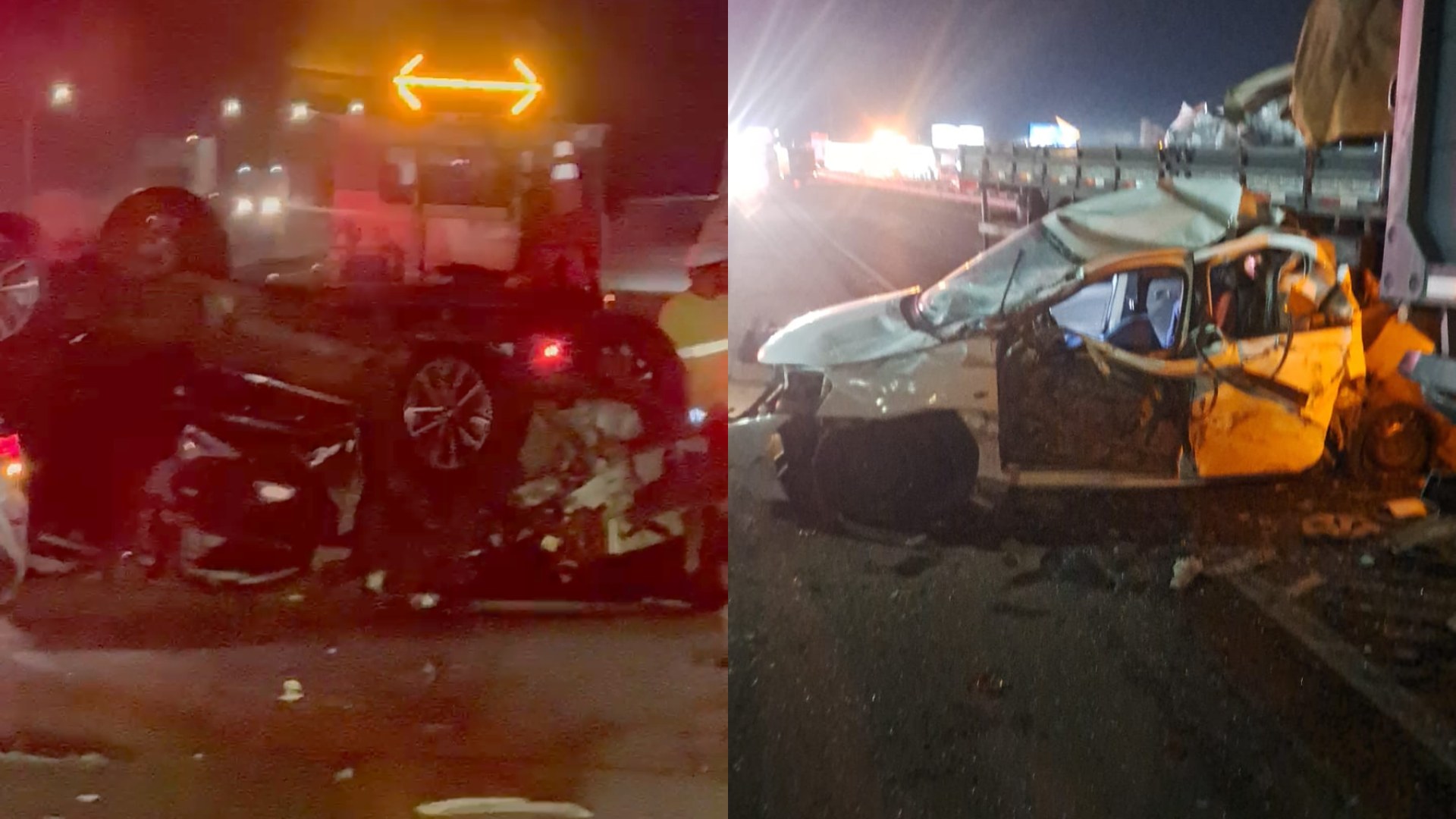 Cavalos soltos na BR-101 provocam sequência impressionante de acidentes em Tijucas