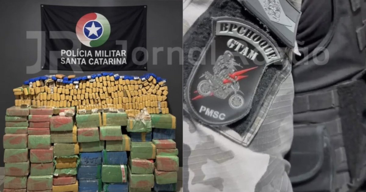 Choque da PMSC quebra recordes e chega a 5,2 toneladas de drogas apreendidas em apenas 7 dias
