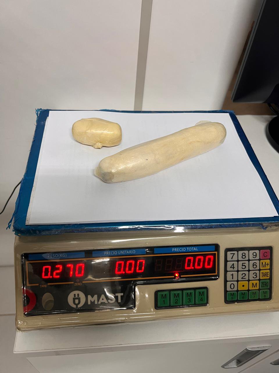 Cocaína apreendida na Operação Moscou