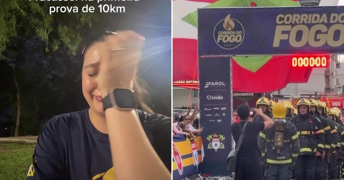 “Fiquei sozinha por último”: corredora desiste em SC e comandante dos bombeiros oferece medalha
