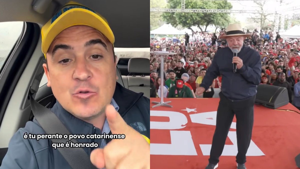 Deputado catarinense manda Lula “lavar a boca com sabão” após declaração em Florianópolis