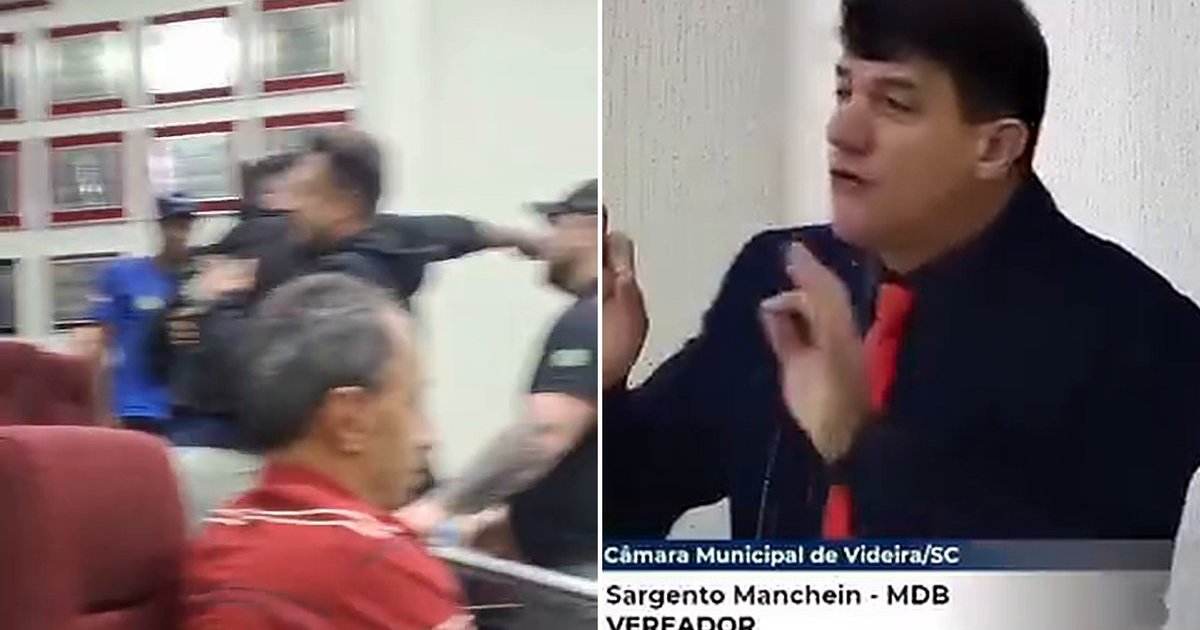 “Falou do meu filho, você vai pagar”: diretor de trânsito é contido após fala de vereador sobre rifa em SC