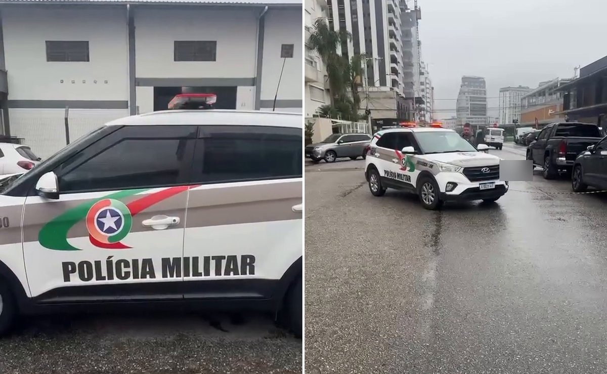 Dupla desce de carro e mata homem a tiros na frente da esposa no Pedra Branca, em Palhoça