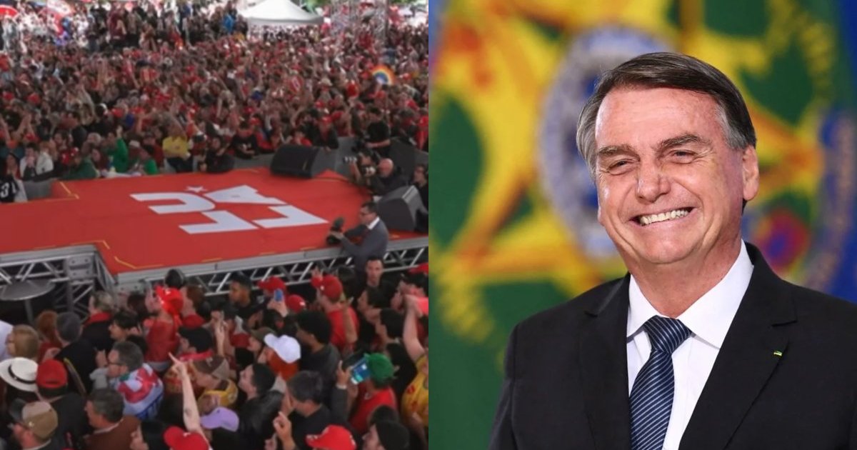 “Ei, Bolsonaro, vai tomar no …: petistas atacam ex-presidente em evento com Lula em Florianópolis