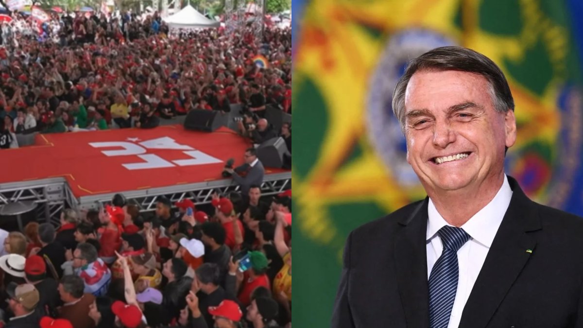“Ei, Bolsonaro, vai tomar no …: petistas atacam ex-presidente em evento com Lula em Florianópolis