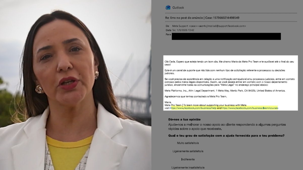 Bloqueio de anúncios de candidata de SC expõe impasse com a Meta