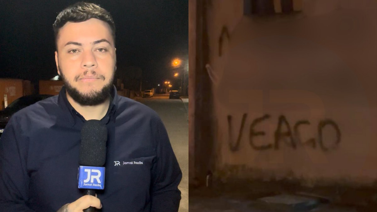 “Já não sei o que faço”: homem chama a PMSC após ex-mulher pichar o muro da casa dele em Itapema - Foto