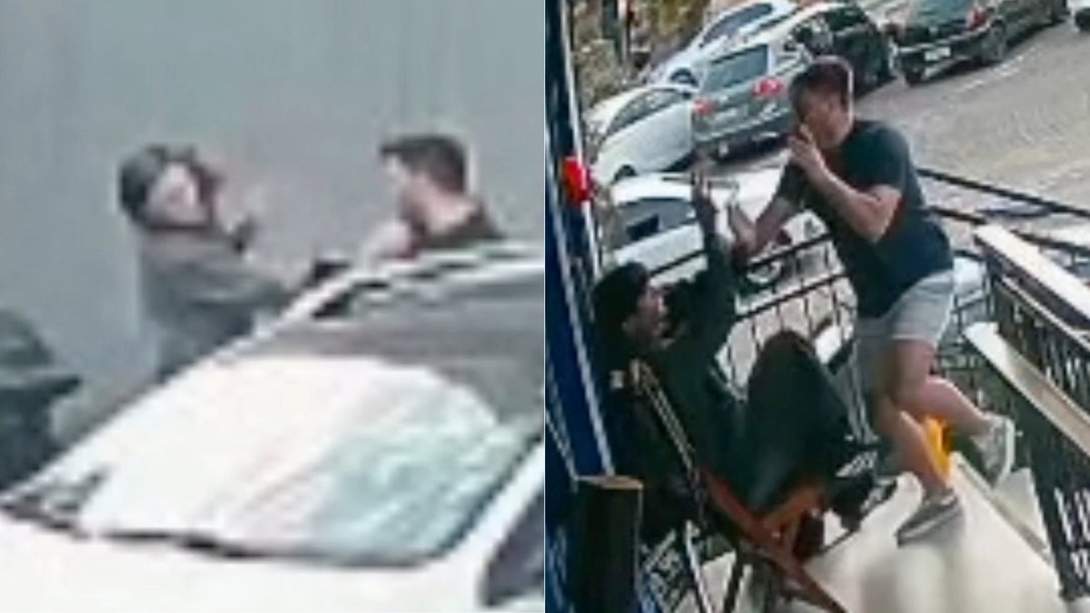 “Ninguém fez nada?”: homem é flagrado dando “tapa na cara” e chute em mulher em Blumenau