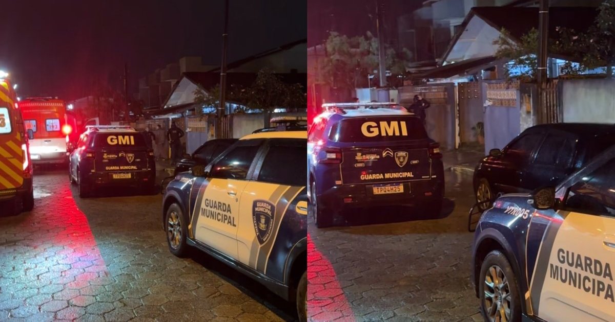 URGENTE: Homem com ao menos duas armas enfrenta equipe da ROMU e é neutralizado em Itapema