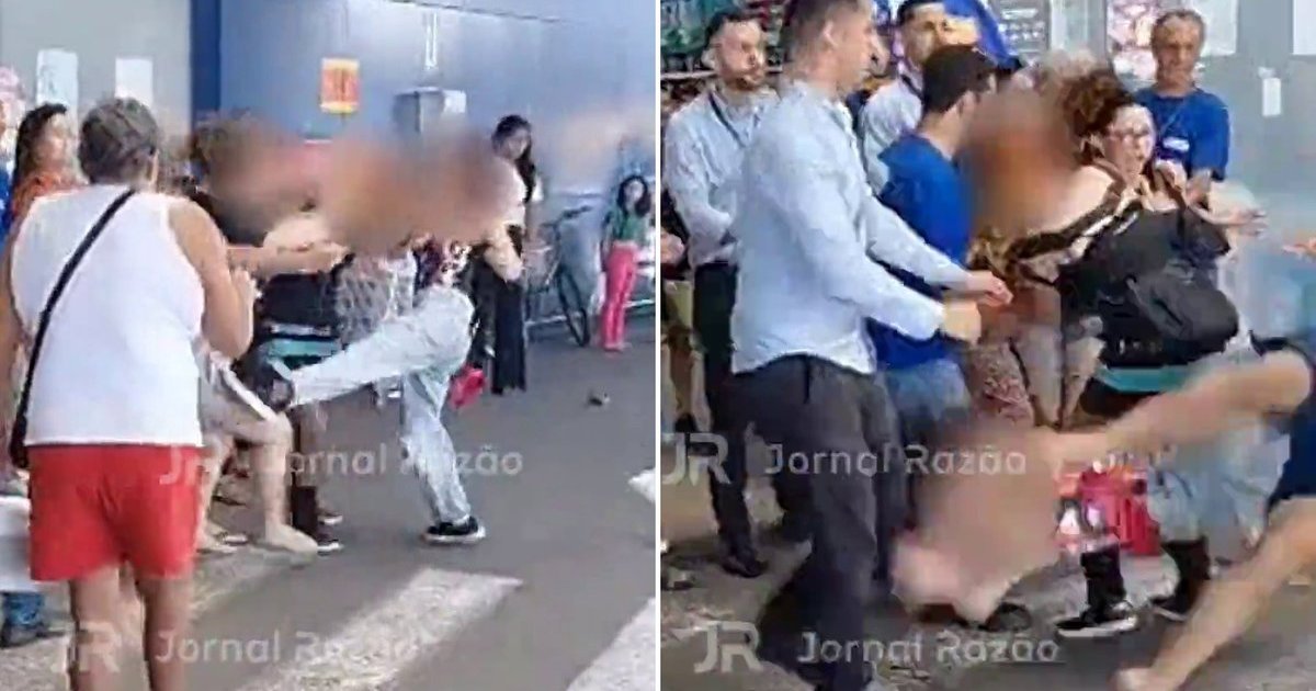 Esbarrão no corredor do mercado termina com voadora em adolescente em Florianópolis