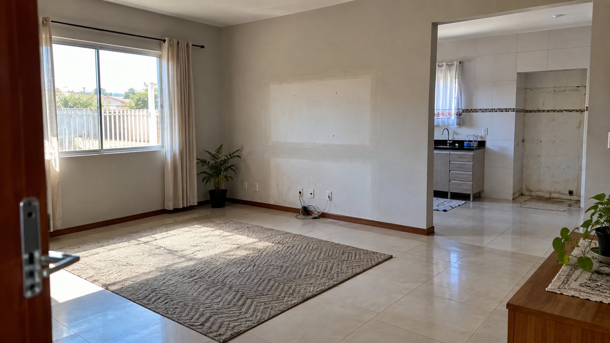 Hóspede do Airbnb vende geladeira, sofá, TV e até os colchões da casa onde estava hospedada em Criciúma